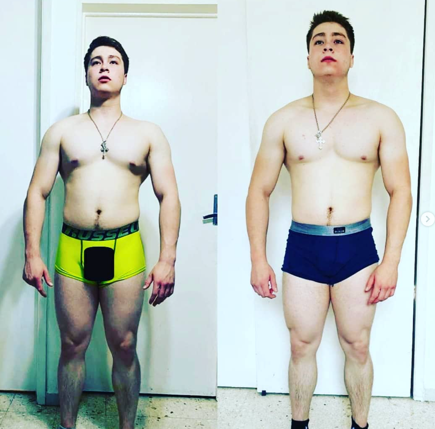 Progreso de un cliente durante su proceso de entrenamiento